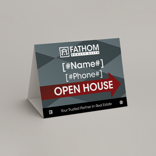 Show details for 24x18 Open House - Triangle Sign