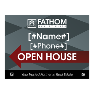 Show details for 24x18 Open House - 1 Sided - Coroplast