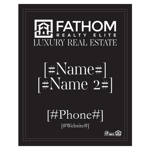 Show details for Luxury 24x30 Listing Sign - Coroplast