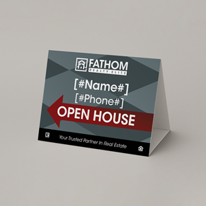 Show details for 24x18 Open House - Triangle Sign