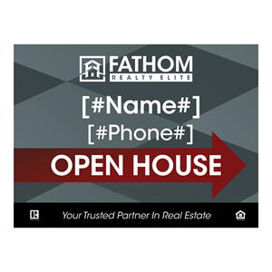 Show details for 24x18 Open House - 1 Sided - Coroplast